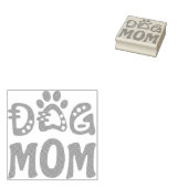 Dog mama rubberstempel (Gestempeld)