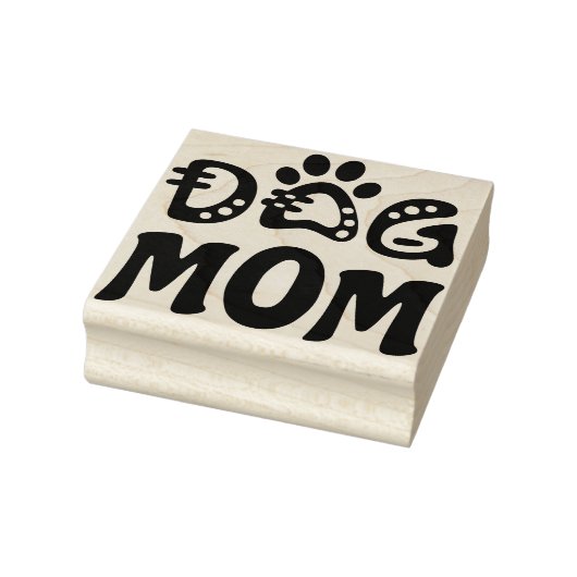 Dog mama rubberstempel (Stempel)