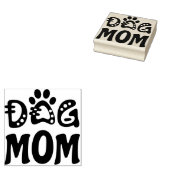 Dog mama rubberstempel (Gestempeld)