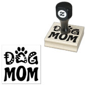 Dog mama rubberstempel (Gestempeld)