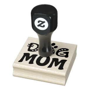 Dog mama rubberstempel