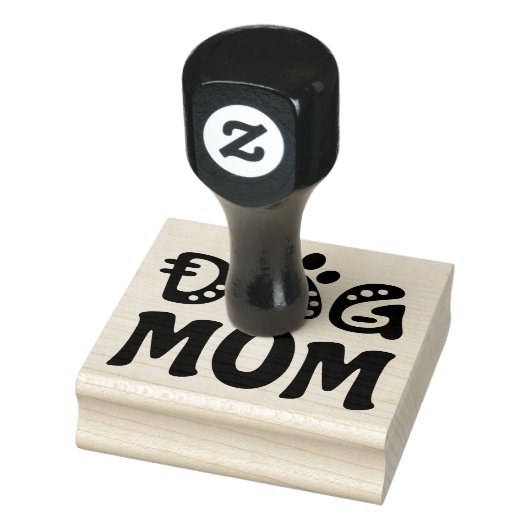 Dog mama rubberstempel (Stempel)