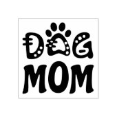 Dog mama rubberstempel (Afrduk)
