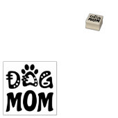 Dog mama rubberstempel (Gestempeld)