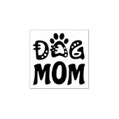 Dog mama rubberstempel (Afrduk)