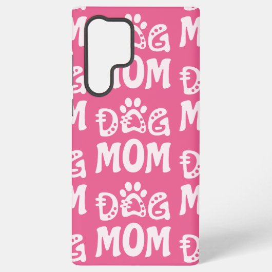 Dog mama samsung galaxy hoesje (Achterkant)