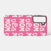 Dog mama samsung galaxy hoesje (Achterkant horizontaal)
