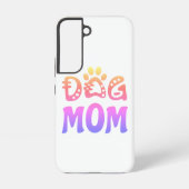 Dog mama samsung galaxy hoesje (Achterkant)