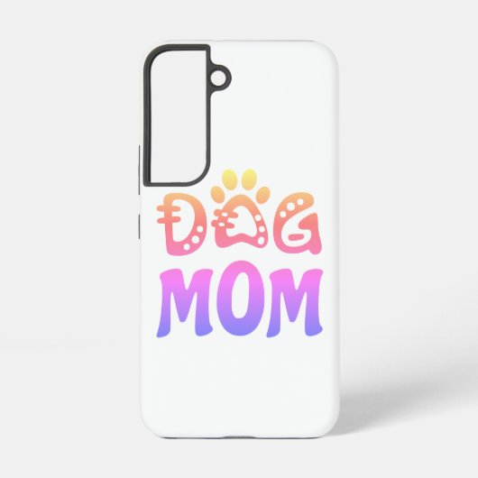 Dog mama samsung galaxy hoesje (Achterkant)