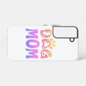 Dog mama samsung galaxy hoesje (Achterkant horizontaal)