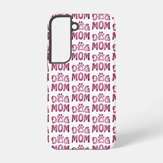 Dog mama samsung galaxy hoesje (Achterkant)