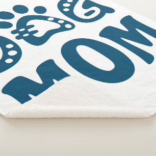 Dog mama sherpa deken