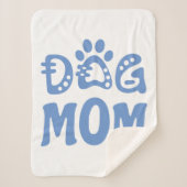 Dog mama sherpa deken (Voorkant)