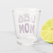 Dog mama shot glas (Achterkant)