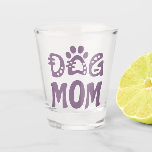 Dog mama shot glas (Voorkant)