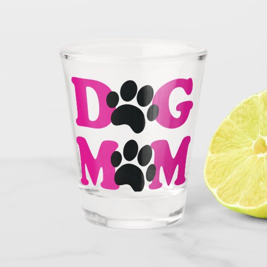 Dog mama shot glas (Voorkant)