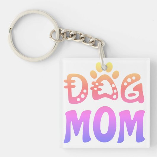 Dog mama sleutelhanger (Voorkant)