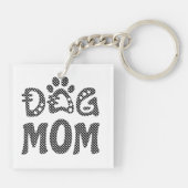 Dog mama sleutelhanger (Achterkant)