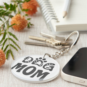 Dog mama sleutelhanger