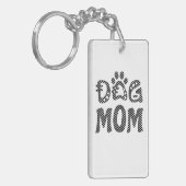 Dog mama sleutelhanger (Voorkant Links)