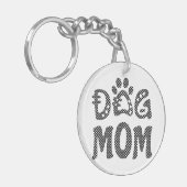 Dog mama sleutelhanger (Voorkant Links)