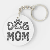 Dog mama sleutelhanger (Achterkant)