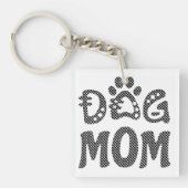 Dog mama sleutelhanger (voorkant)