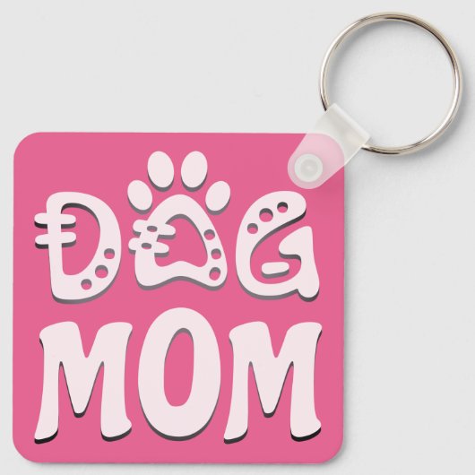 Dog mama sleutelhanger (Achterkant)