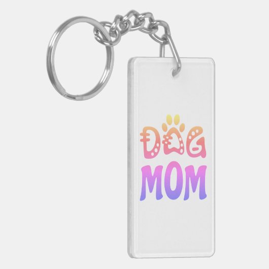 Dog mama sleutelhanger (Voorkant Links)