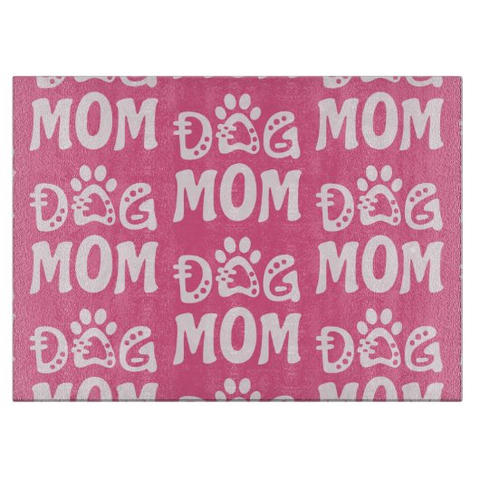Dog mama snijplank (Voorkant)