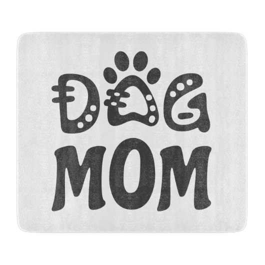 Dog mama snijplank (Voorkant)