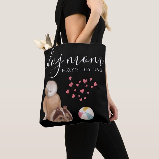 Dog mama Speelgoed Canvas tas (Dichtbij)