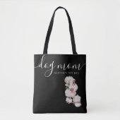 Dog mama Speelgoed Canvas tas (Voorkant)