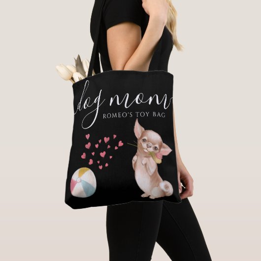 Dog mama Speelgoed Canvas tas (Dichtbij)