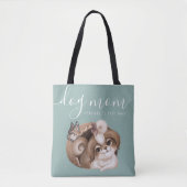 Dog mama Speelgoed Canvas tas (Voorkant)