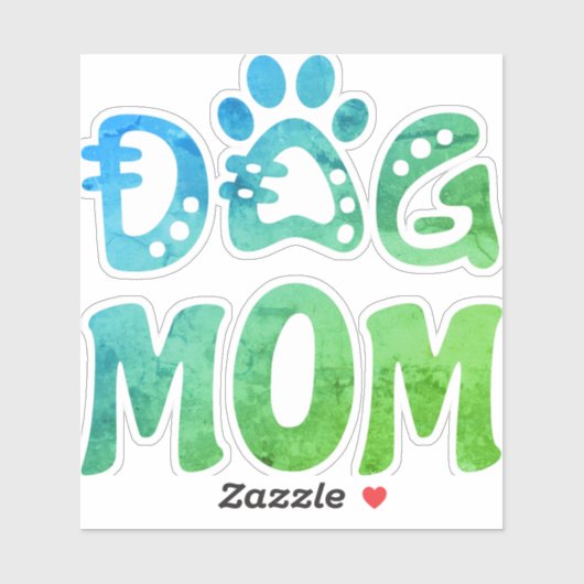 Dog mama sticker (Vel)