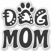 Dog mama sticker (Voorkant)