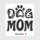 Dog mama sticker (Vel)