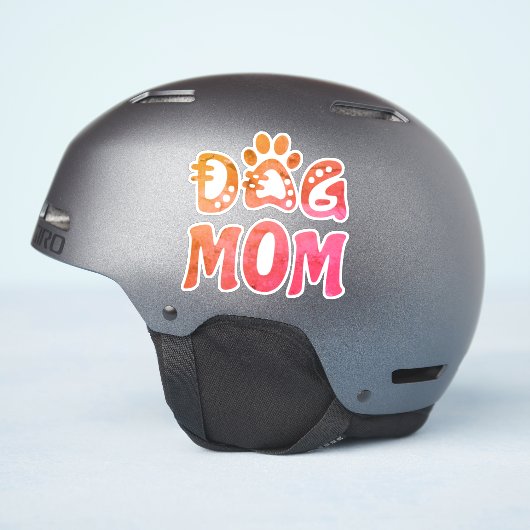 Dog mama sticker (Helm Zijkant)