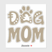 Dog mama sticker (Vel)