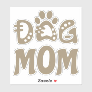 Dog mama sticker