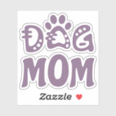 Dog mama sticker (Vel)