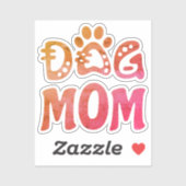 Dog mama sticker (Vel)