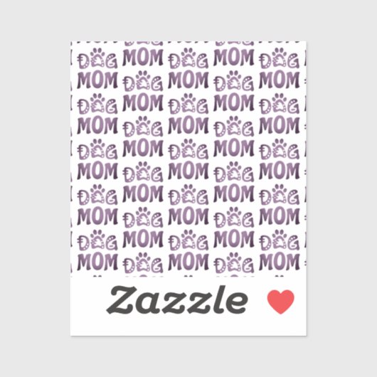 Dog mama sticker (Vel)