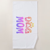 Dog mama strandlaken (Voorkant)