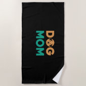 Dog mama strandlaken (Voorkant)
