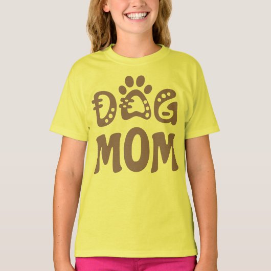 Dog mama t-shirt (Voorkant)