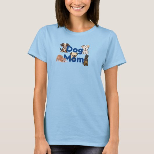 Dog mama t-shirt (Voorkant)