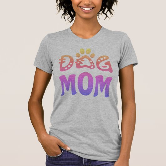 Dog mama t-shirt (Voorkant)