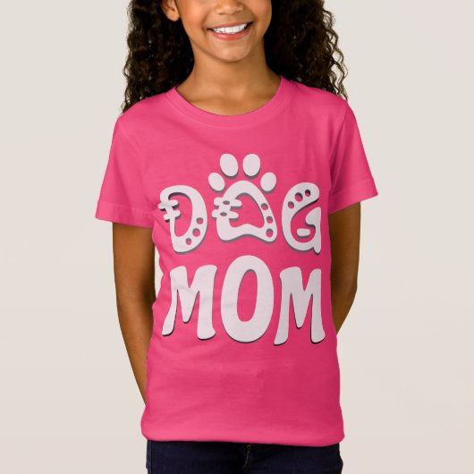 Dog mama t-shirt (Voorkant)